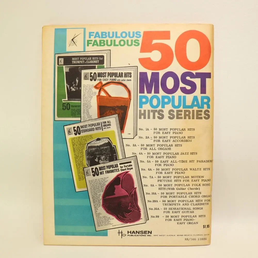 Big 7 Book Most Popular Standards Songbook 62 Sheet Music Songs Hansen Publish